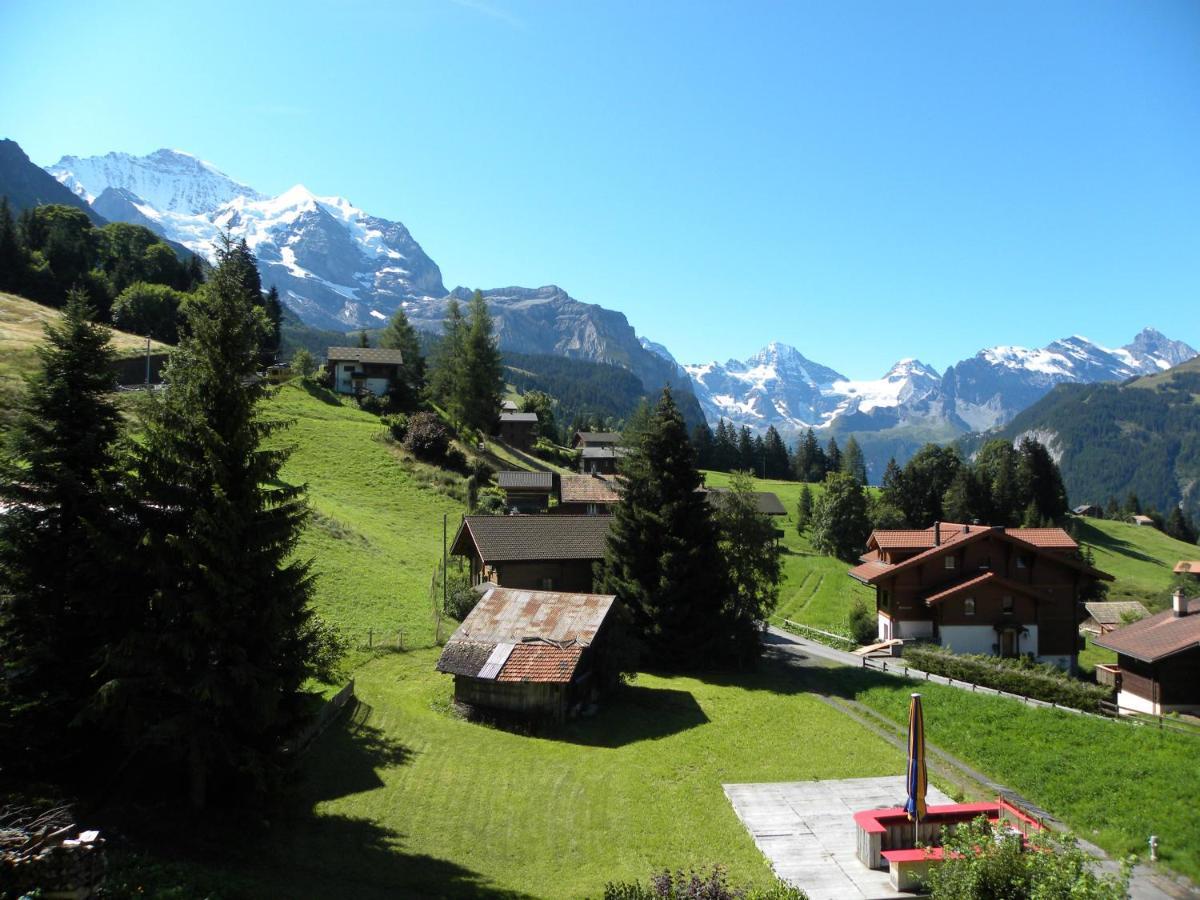Apartment With Great View At Residence Brunner Wengen Exterior photo